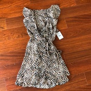 Free People Leopard Print Ruffled Tiered Dress